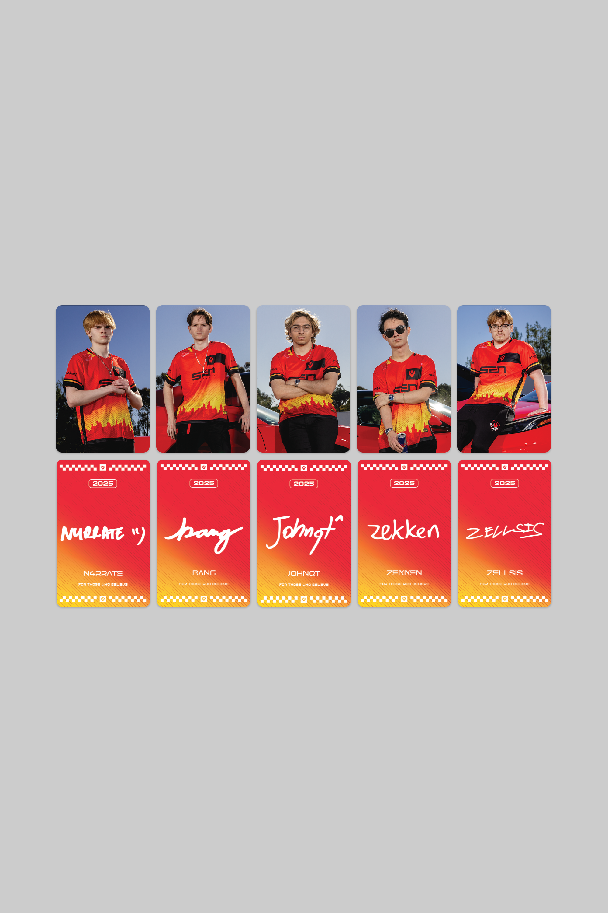 Pack of Official Sentinels Photocards - 2025 SENset Edition