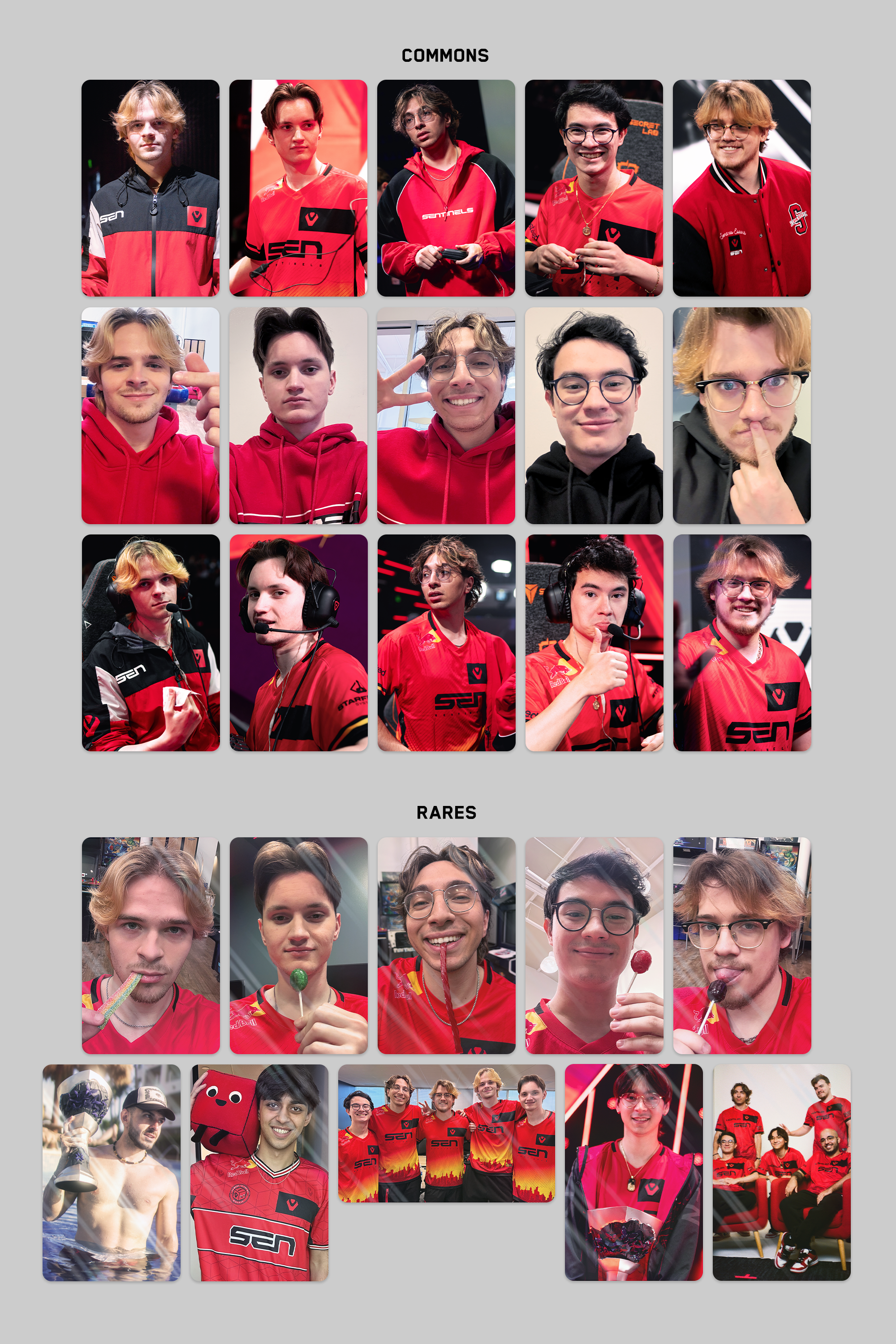 Pack of Official Sentinels Photocards - World Tour: Toronto Edition