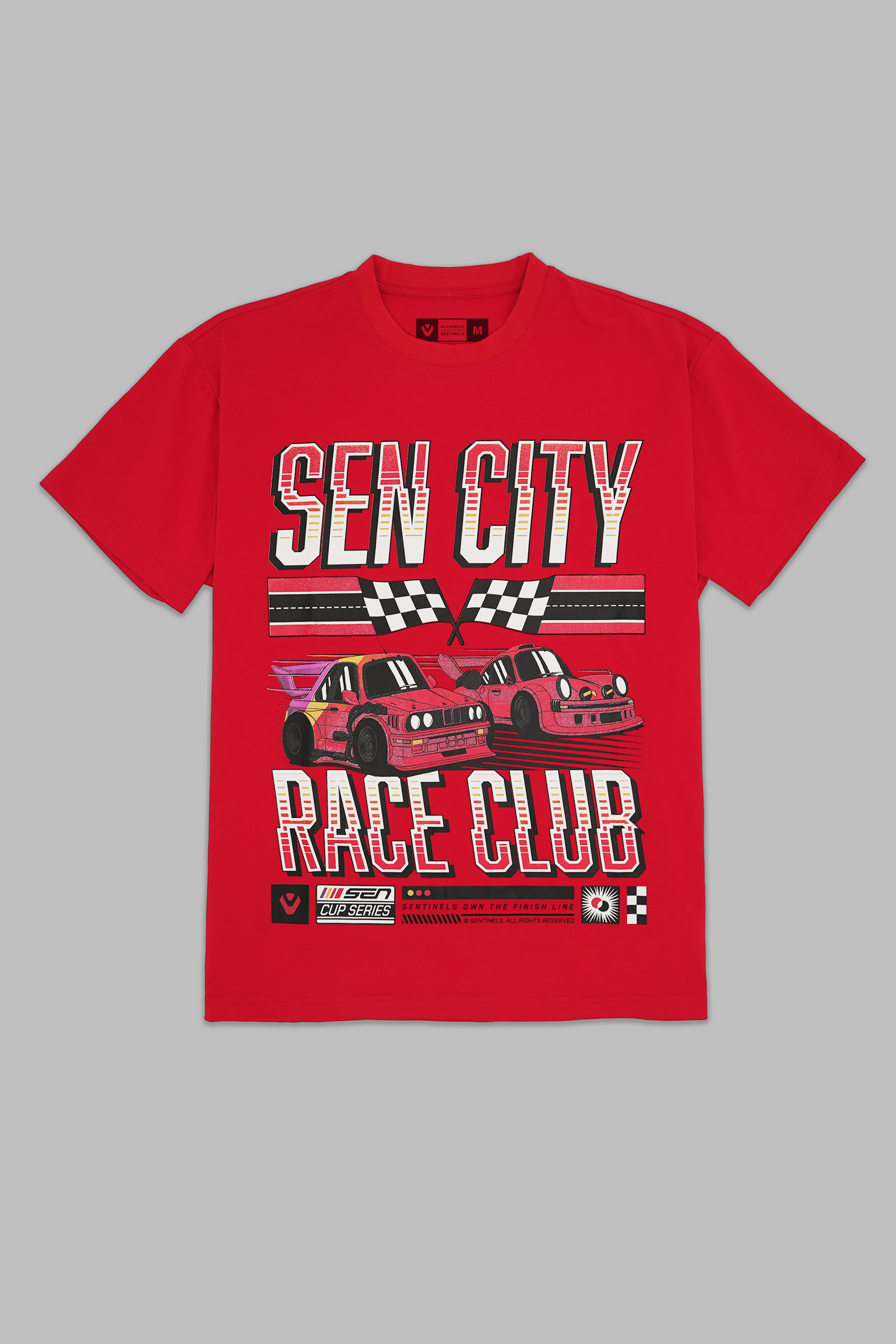 SEN City Race Club Tee - Red