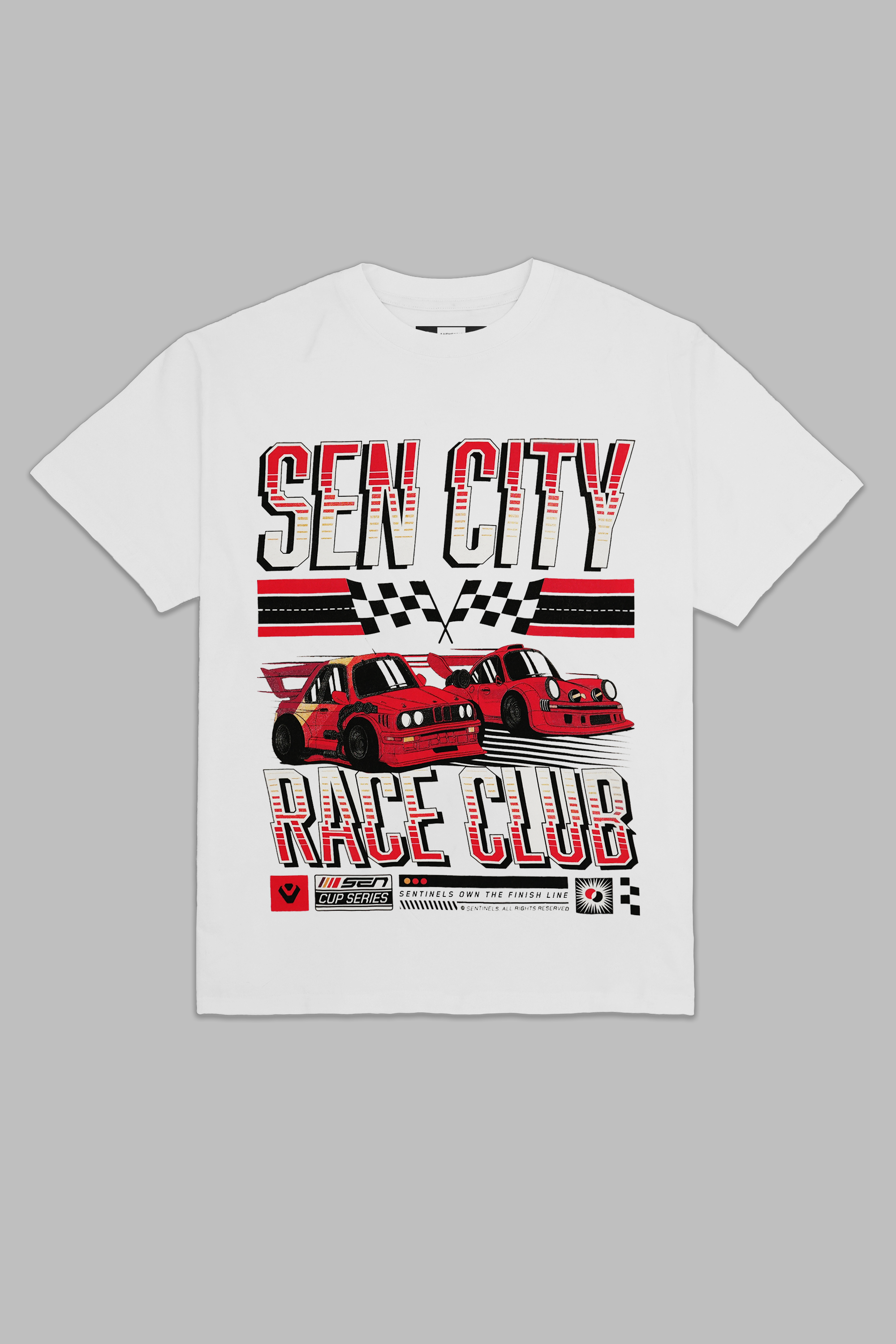 SEN City Race Club Tee - White