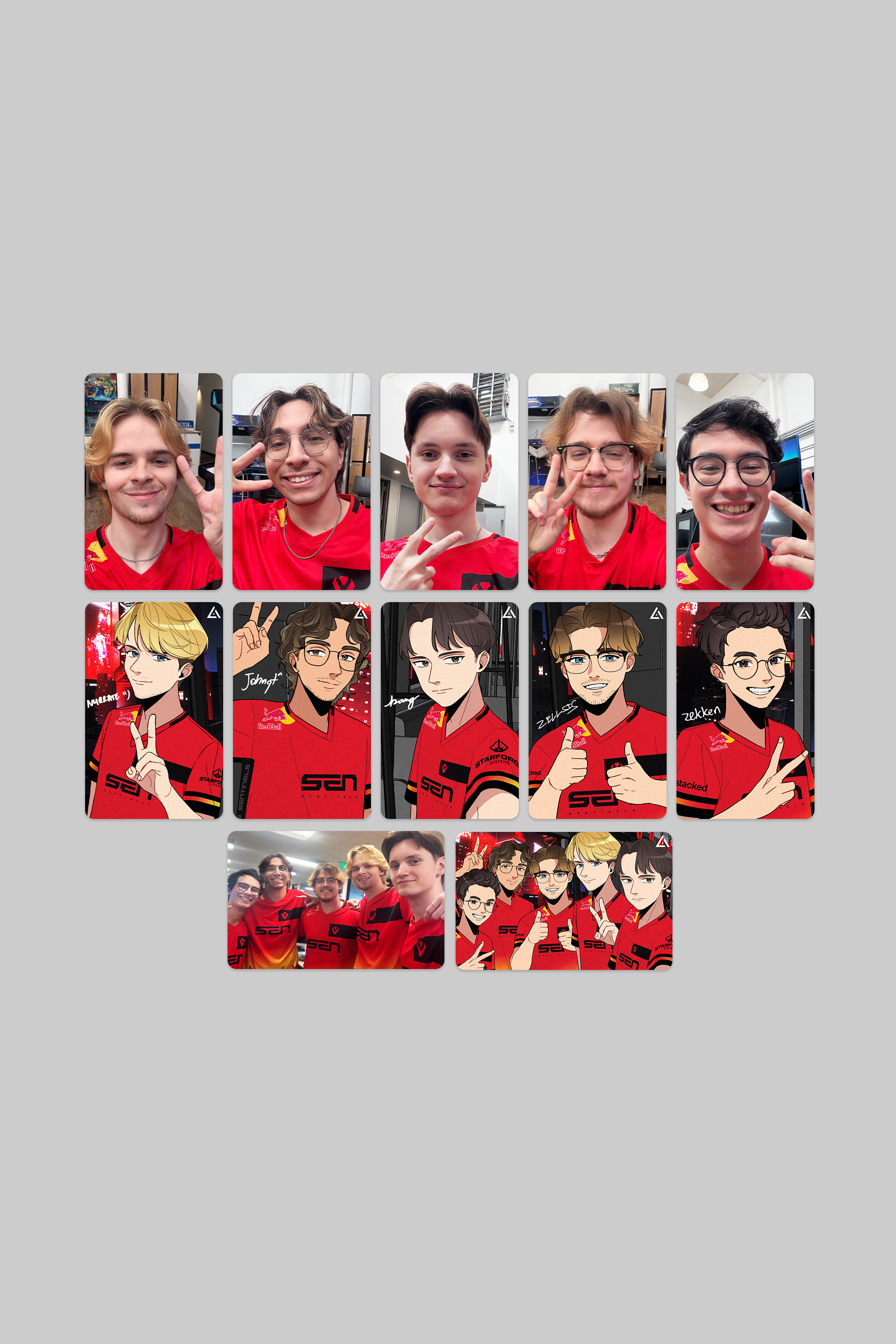 SEN x Anime Impulse Photocard Set