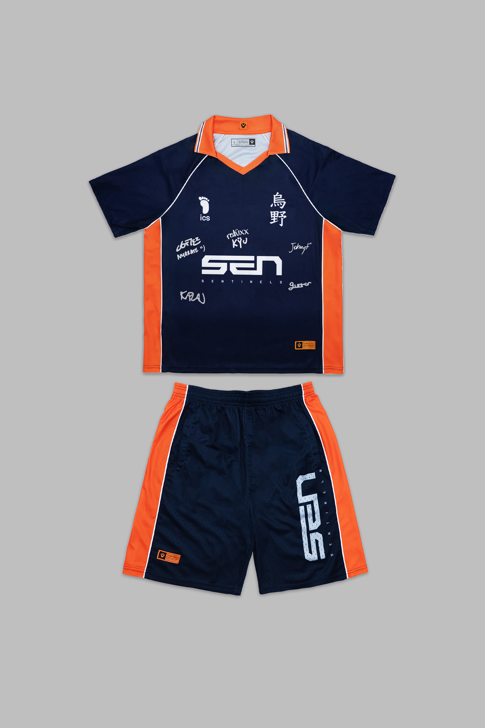 SIGNED Karasuno Kit: Jersey and Shorts