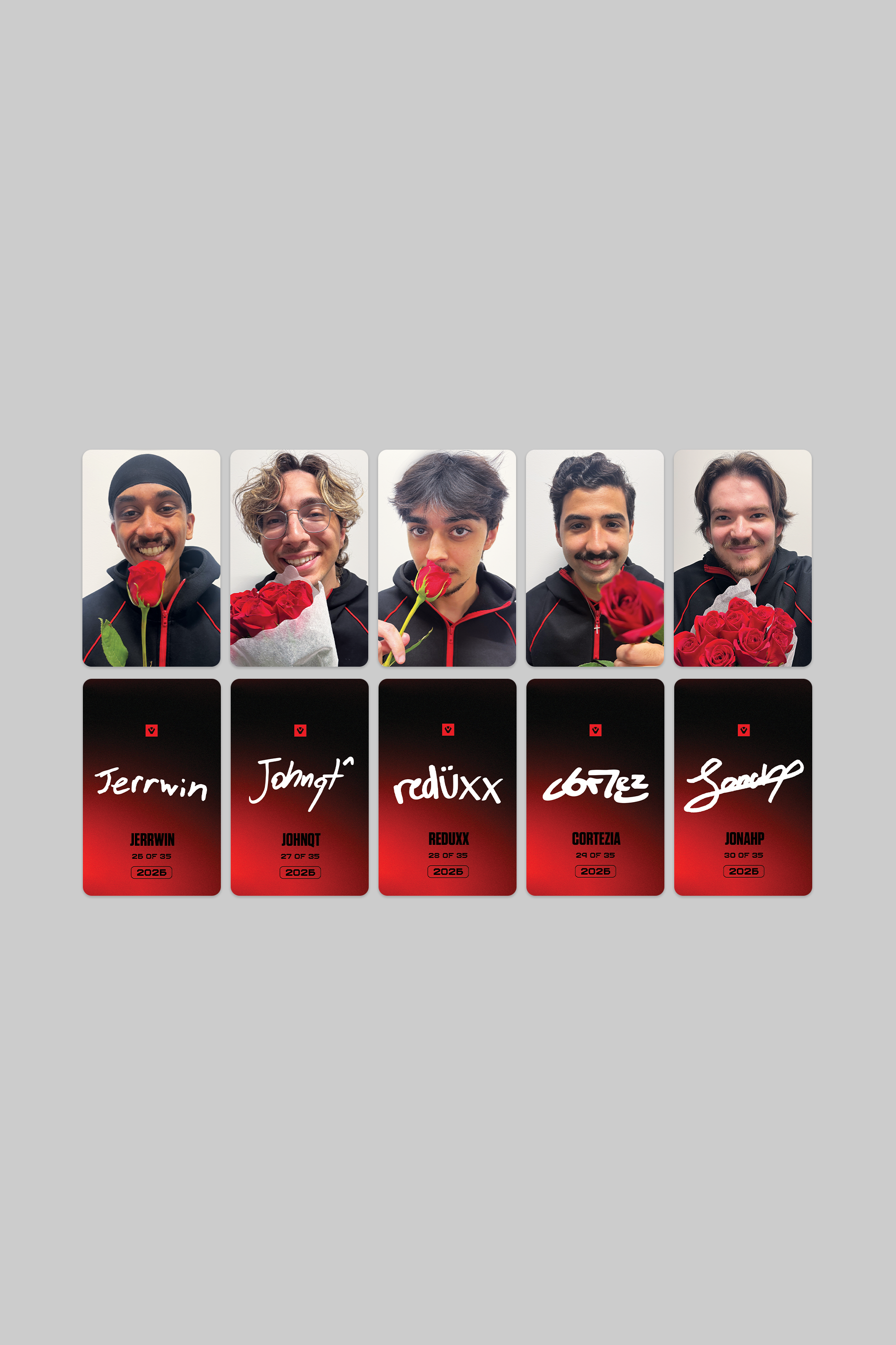Pack of Official Sentinels Photocards: SEN Metallics