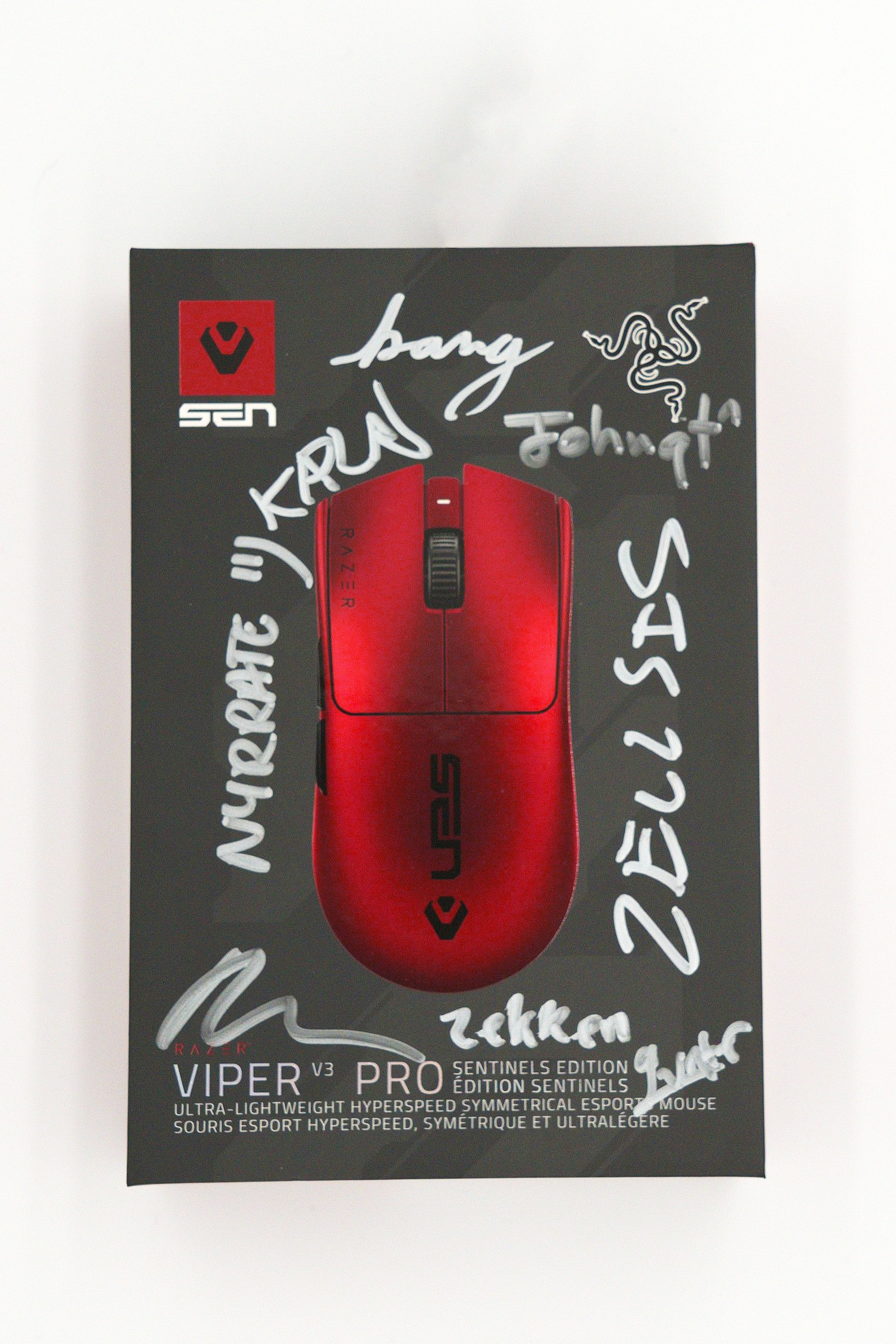 Razer Viper V3 Pro Sentinels Edition - Red Wireless Esports