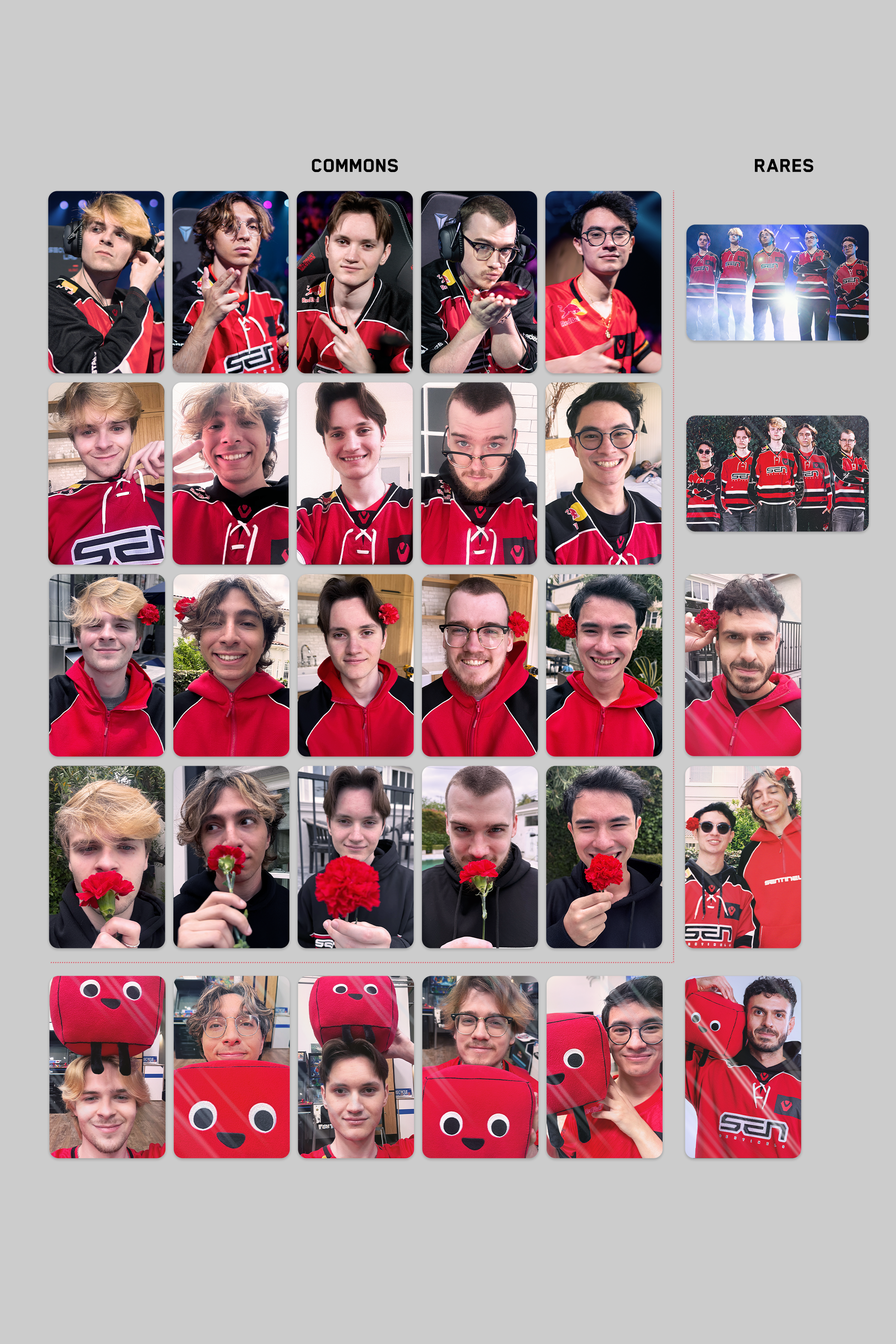 Pack of Official Sentinels Photocards - SEN City Edition