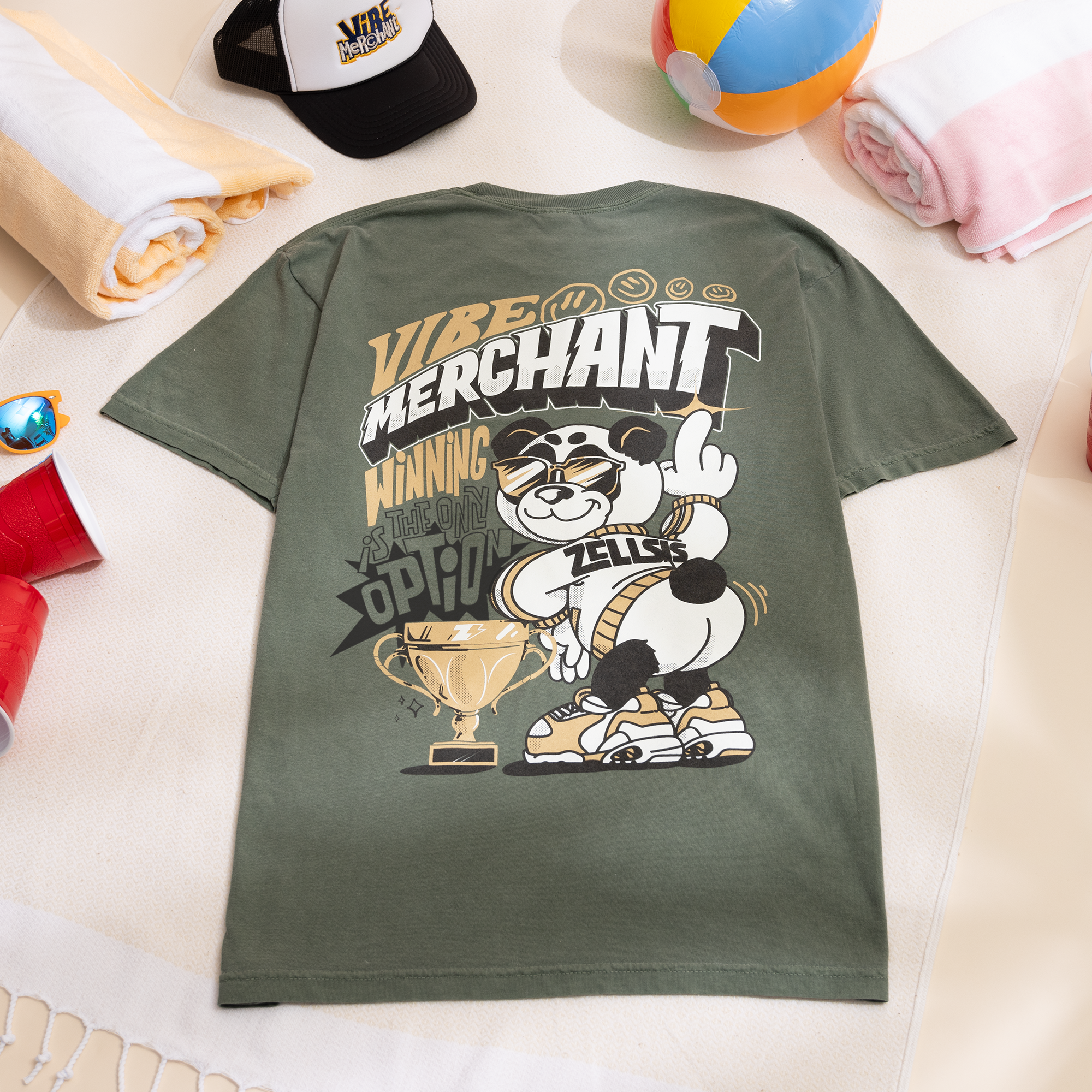 Vibe Merchant Tee - Green